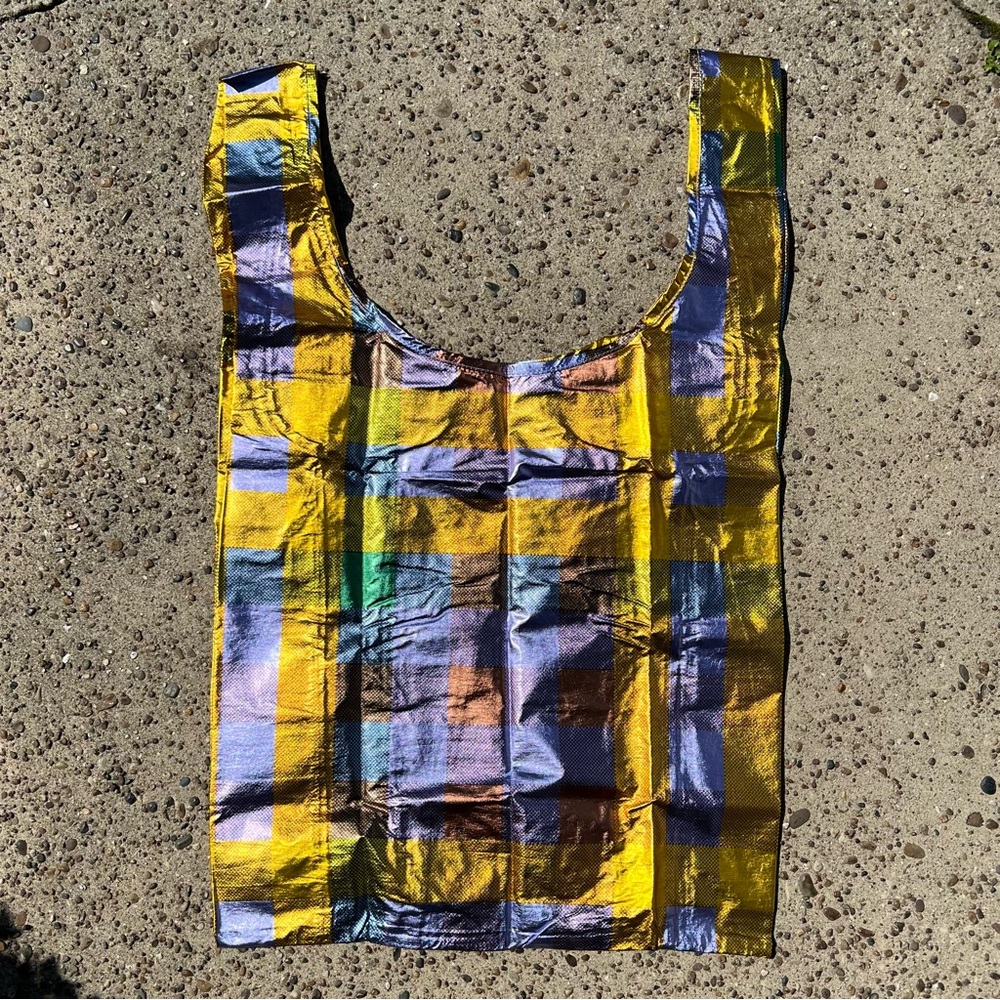 Standard BAGGU in Madras Metallic